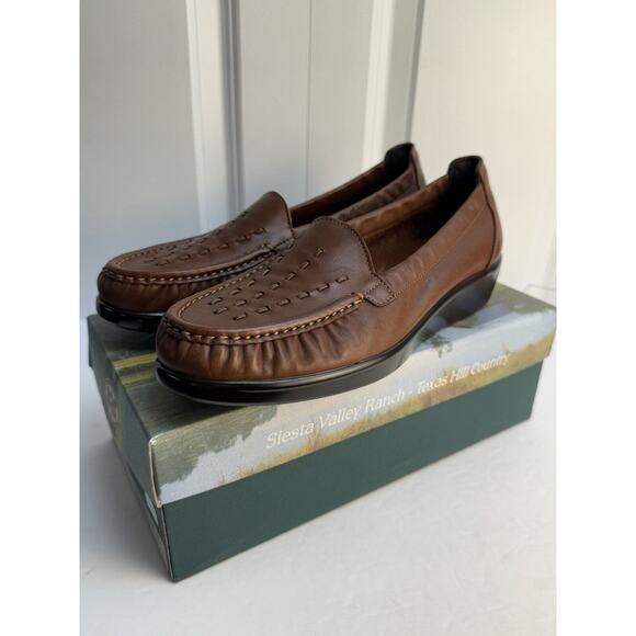 SAS Shoes Women's "Weave" Size 10‎ N, Chestnut NWB - Picture 1 of 14